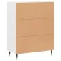 Aparador de madera de ingeniería blanco 69,5x34x90 cm de , Aparadores - Ref: Foro24-830172, Precio: 81,60 €, Descuento: %