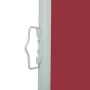 Toldo lateral retráctil para patio rojo 140x500 cm de , Sombrillas - Ref: Foro24-317919, Precio: 81,17 €, Descuento: %