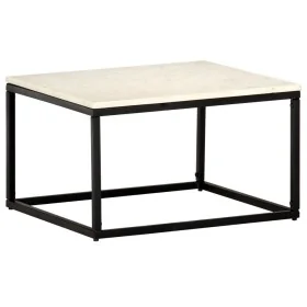 Mesa de centro piedra real textura de mármol blanco 60x60x35 cm by , Coffee table - Ref: Foro24-286439, Price: 87,51 €, Disco...