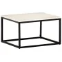 Mesa de centro piedra real textura de mármol blanco 60x60x35 cm de , Mesas de centro - Ref: Foro24-286439, Precio: 87,51 €, D...