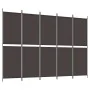 Biombo divisor de 5 paneles de tela marrón 250x180 cm von , Raumteiler - Ref: Foro24-350219, Preis: 56,56 €, Rabatt: %