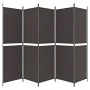 Biombo divisor de 5 paneles de tela marrón 250x180 cm von , Raumteiler - Ref: Foro24-350219, Preis: 56,56 €, Rabatt: %