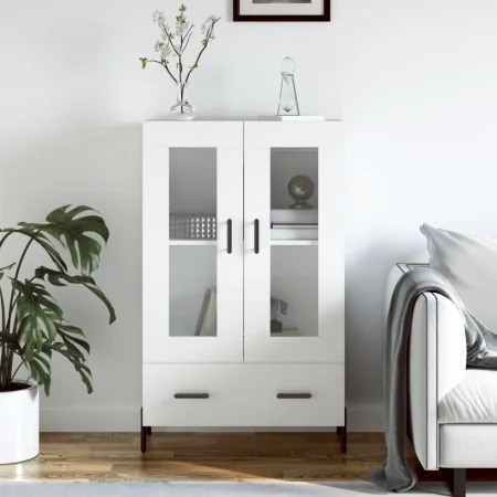 Aparador alto madera de ingeniería blanco 69,5x31x115 cm von , Sideboards - Ref: Foro24-828308, Preis: 96,57 €, Rabatt: %