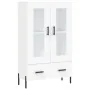 Aparador alto madera de ingeniería blanco 69,5x31x115 cm von , Sideboards - Ref: Foro24-828308, Preis: 96,57 €, Rabatt: %