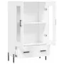Aparador alto madera de ingeniería blanco 69,5x31x115 cm von , Sideboards - Ref: Foro24-828308, Preis: 96,57 €, Rabatt: %