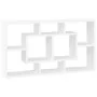 Estantería de pared con 8 compartimentos blanco brillante by , Shelves and shelves - Ref: Foro24-342591, Price: 62,76 €, Disc...