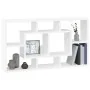 Estantería de pared con 8 compartimentos blanco brillante by , Shelves and shelves - Ref: Foro24-342591, Price: 62,76 €, Disc...