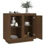 Aparador color marrón roble 80x40x75 cm by , Sideboards - Ref: Foro24-817239, Price: 85,51 €, Discount: %