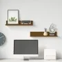 Estantes de pared 2 uds madera de pino marrón miel 50x11x9 cm by , Shelves and shelves - Ref: Foro24-823602, Price: 18,83 €, ...