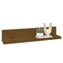Estantes de pared 2 uds madera de pino marrón miel 50x11x9 cm by , Shelves and shelves - Ref: Foro24-823602, Price: 18,83 €, ...