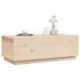 Mesa de centro de madera maciza de pino 100x50x35 cm de , Mesas de centro - Ref: Foro24-813420, Precio: 129,51 €, Descuento: %