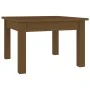 Mesa de centro madera maciza de pino marrón miel 45x45x30 cm by , Coffee table - Ref: Foro24-814227, Price: 35,02 €, Discount: %