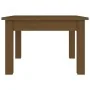 Mesa de centro madera maciza de pino marrón miel 45x45x30 cm by , Coffee table - Ref: Foro24-814227, Price: 35,02 €, Discount: %