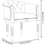 Silla de comedor terciopelo gris oscuro von , Essstühle - Ref: Foro24-344505, Preis: 156,08 €, Rabatt: %