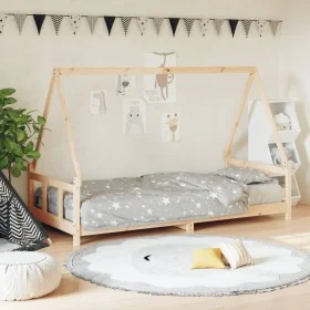 Estructura de cama para niños madera maciza de pino 90x200 cm by , Cribs and beds for children - Ref: Foro24-834453, Price: 1...