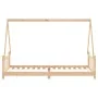 Estructura de cama para niños madera maciza de pino 90x200 cm by , Cribs and beds for children - Ref: Foro24-834453, Price: 1...