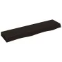 Estante de pared madera roble tratada marrón oscuro 80x30x2 cm by , Shelves and shelves - Ref: Foro24-363782, Price: 34,06 €,...