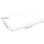 Tablero de mesa madera maciza roble borde natural 80x60x2 cm by , Table tops - Ref: Foro24-363878, Price: 56,98 €, Discount: %