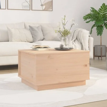 Mesa de centro de madera maciza de pino 60x50x35 cm by , Coffee table - Ref: Foro24-813415, Price: 68,22 €, Discount: %