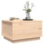 Mesa de centro de madera maciza de pino 60x50x35 cm by , Coffee table - Ref: Foro24-813415, Price: 68,22 €, Discount: %