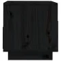 Mueble de TV de madera maciza de pino negro 60x35x37 cm de , Muebles TV - Ref: Foro24-813429, Precio: 64,61 €, Descuento: %