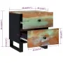 Mesita de noche de madera maciza reciclada 40x33x46 cm von , Nachttische - Ref: Foro24-345218, Preis: 96,42 €, Rabatt: %