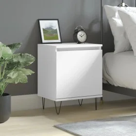 Mesita de noche madera de ingeniería blancp 40x30x50 cm by , Nightstands - Ref: Foro24-826828, Price: 36,61 €, Discount: %