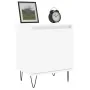 Mesita de noche madera de ingeniería blancp 40x30x50 cm by , Nightstands - Ref: Foro24-826828, Price: 36,60 €, Discount: %