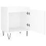 Mesita de noche madera de ingeniería blancp 40x30x50 cm by , Nightstands - Ref: Foro24-826828, Price: 36,60 €, Discount: %