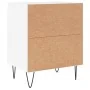 Mesita de noche madera de ingeniería blancp 40x30x50 cm by , Nightstands - Ref: Foro24-826828, Price: 36,60 €, Discount: %
