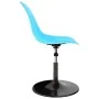 Sillas de comedor giratorias 2 unidades PP azul de , Sillas de comedor - Ref: Foro24-324193, Precio: 86,58 €, Descuento: %