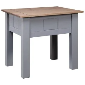 Mesita de noche madera pino estilo Panamá gris 50,5x50,5x52,5cm by , Nightstands - Ref: Foro24-282674, Price: 44,37 €, Discou...
