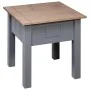 Mesita de noche madera pino estilo Panamá gris 50,5x50,5x52,5cm von , Nachttische - Ref: Foro24-282674, Preis: 44,35 €, Rabat...