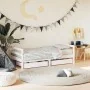 Estructura cama infantil y cajones madera pino blanco 80x160 cm von , Kinderbetten und Betten für Kinder - Ref: Foro24-834445...