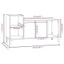 Mueble para TV madera contrachapada roble Sonoma 100x35x55 cm by , TV Furniture - Ref: Foro24-821183, Price: 70,92 €, Discoun...