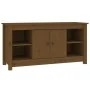 Mueble de TV madera maciza de pino marrón miel 103x36,5x52 cm von , TV-Möbel - Ref: Foro24-814577, Preis: 72,45 €, Rabatt: %
