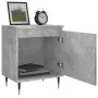 Mesitas de noche 2 uds madera gris hormigón 40x30x50 cm de , Mesitas de noche - Ref: Foro24-826821, Precio: 64,25 €, Descuent...