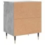 Mesitas de noche 2 uds madera gris hormigón 40x30x50 cm de , Mesitas de noche - Ref: Foro24-826821, Precio: 64,25 €, Descuent...