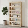 Estantería madera contrachapada roble Sonoma 100x30x198 cm by , Bookcases and shelves - Ref: Foro24-811775, Price: 167,78 €, ...