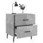 Mesita noche 2 uds madera ingeniería gris hormigón 40x35x47,5cm de , Mesitas de noche - Ref: Foro24-827349, Precio: 88,08 €, ...