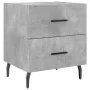 Mesita noche 2 uds madera ingeniería gris hormigón 40x35x47,5cm de , Mesitas de noche - Ref: Foro24-827349, Precio: 88,08 €, ...