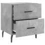 Mesita noche 2 uds madera ingeniería gris hormigón 40x35x47,5cm de , Mesitas de noche - Ref: Foro24-827349, Precio: 88,08 €, ...