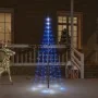 Árbol de Navidad en asta de bandera 108 LED azul 180 cm de , Luces de Navidad - Ref: Foro24-343520, Precio: 16,70 €, Descuent...