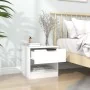 Mesitas de noche 2 uds madera contrachapada color blanco von , Nachttische - Ref: Foro24-811251, Preis: 71,81 €, Rabatt: %