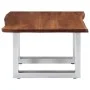 Mesa de centro borde natural madera maciza acacia 60x60x40 cm by , Coffee table - Ref: Foro24-247826, Price: 96,70 €, Discoun...