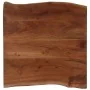 Mesa de centro borde natural madera maciza acacia 60x60x40 cm by , Coffee table - Ref: Foro24-247826, Price: 96,70 €, Discoun...
