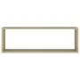 Estantes cubos de pared 2 uds contrachapada roble 80x15x26,5 cm by , Shelves and shelves - Ref: Foro24-807115, Price: 33,14 €...