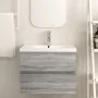 Mueble de lavabo madera de ingeniería gris Sonoma 60x38,5x45 cm von , Badezimmermöbel - Ref: Foro24-815649, Preis: 55,58 €, R...