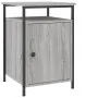 Mesita de noche madera contrachapada gris Sonoma 40x42x60 cm de , Mesitas de noche - Ref: Foro24-825869, Precio: 42,11 €, Des...