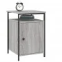 Mesita de noche madera contrachapada gris Sonoma 40x42x60 cm de , Mesitas de noche - Ref: Foro24-825869, Precio: 42,11 €, Des...